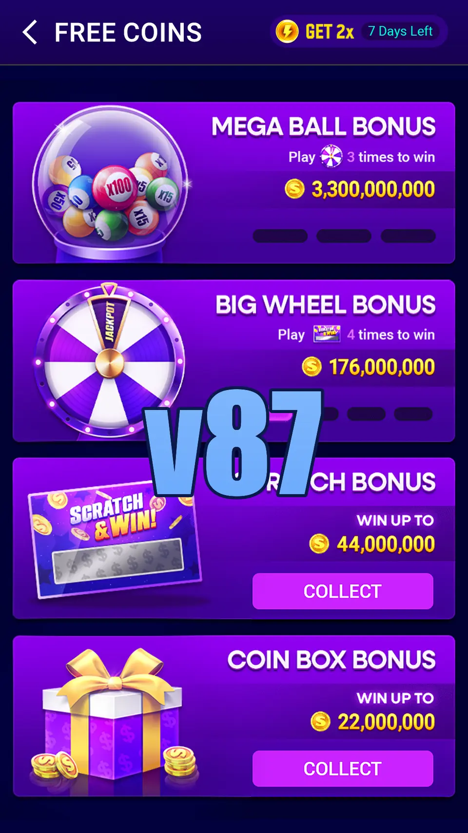 v87 Masuk