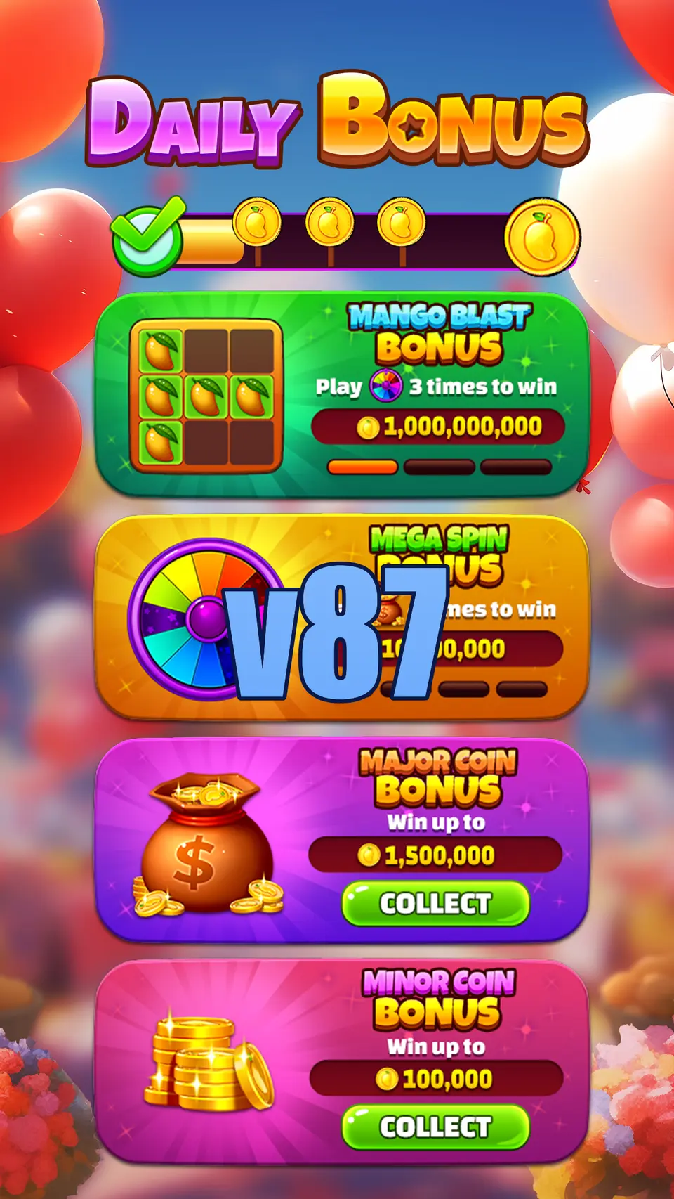 v87 Tangkapan Layar - APK Resmi